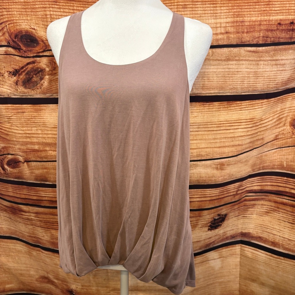 Forever 21 Womens Purple‎ Bubble Hem Racerback Strappy Tank Top Size S